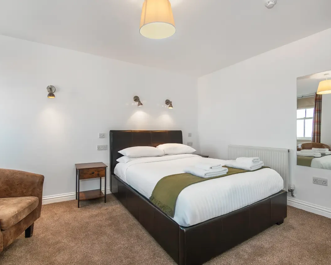 Double Room at the Hillside Hotel